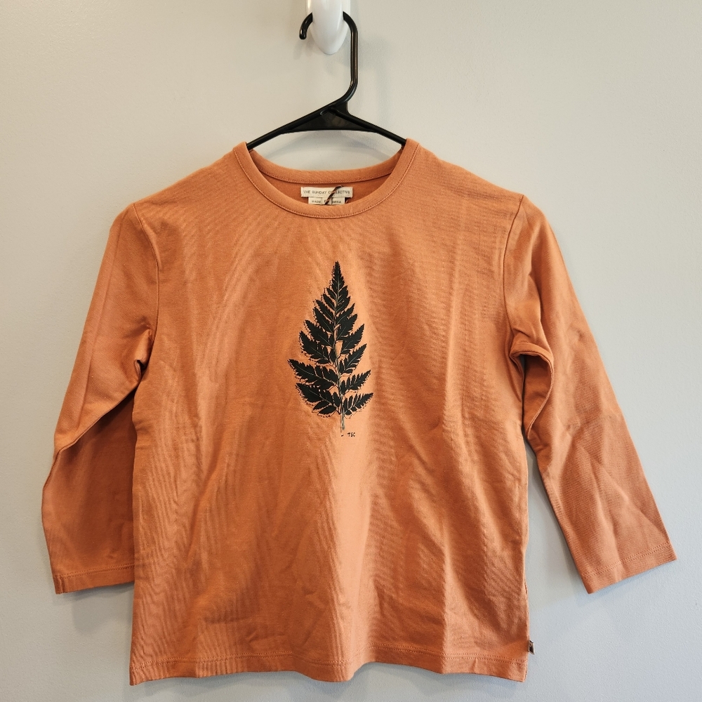 The Sunday Collective Kids NWT Fern Graphic Long Sleeve Tee
